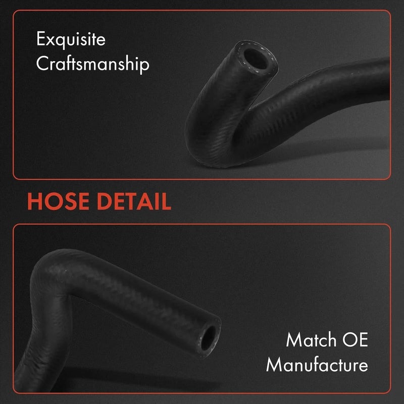 A-Premium مجموعة خط خرطوم عودة نظام التوجيه المعزز متوافقة مع نيسان ألتيما 2013 2014 2015 2016 2017 2018، L4 2.5L V6 3.5L، دفع أمامي فقط، إلى الخزان - Image 5